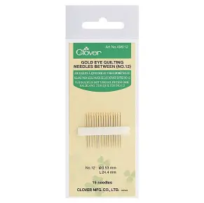 Hand Sewing Needles: Quilting--Betweens: Gold Eye: No.12 (12)