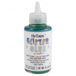 Adhesive: Hi-Tack Glitter Glue: Green: 50ml (6)