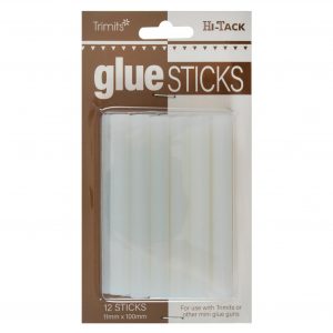 Glue Sticks: Hi-Tack: Opaque: 11mm x 100mm: 12 Pieces (5)