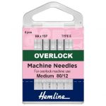 Overlock--Serger Machine Needles: Type F: 80/12: 4 Pieces