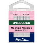 Overlock--Serger Machine Needles: Type G: 80/12: 4 Pieces