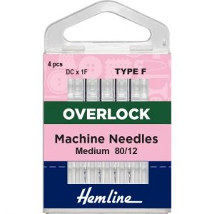Overlock--Serger Machine Needles: Type G: 80/12: 4 Pieces
