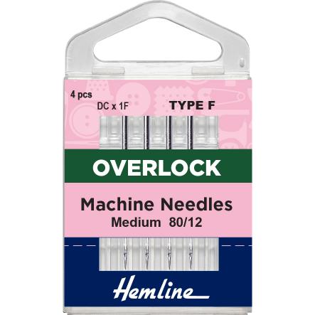 Overlock--Serger Machine Needles: Type G: 80/12: 4 Pieces