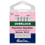 Overlock--Serger Machine Needles: Type K: 80/12: 4 Pieces