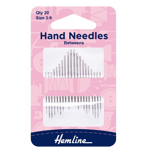 H201 39 1 scaled Hand Sewing Needles: Betweens--Quilting: Size 3-9
