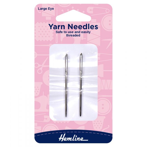 H212 1 scaled Hand Sewing Needles: Wool & Yarn: Metal: 2 Pieces
