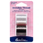 H240 2 1 scaled Invisible Thread: 200m: Clear & Smoke: Pack of 2