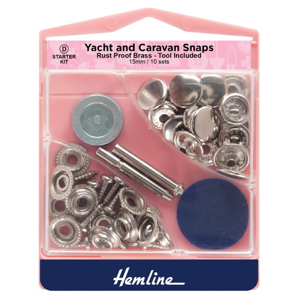 Snap Fasteners: Yacht & Caravan: Starter Set: Nickel