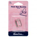 H4501 20 NK Heel Bar Buckle: 20mm: Nickel