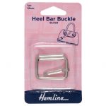 H4501 30 NK Heel Bar Buckle: 30mm: Nickel