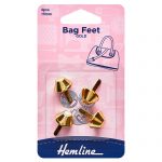 Base Nails: 15mm: Gold: 4 Pieces