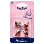 Base Nails: 15mm: Rose Gold: 4 Pieces