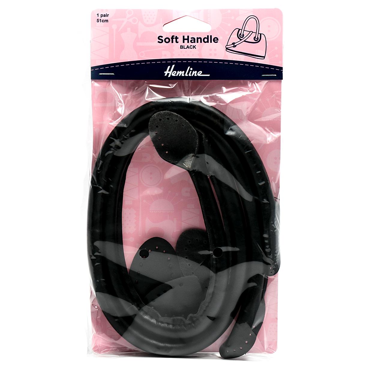Bag Handle: Soft: 51cm: Black