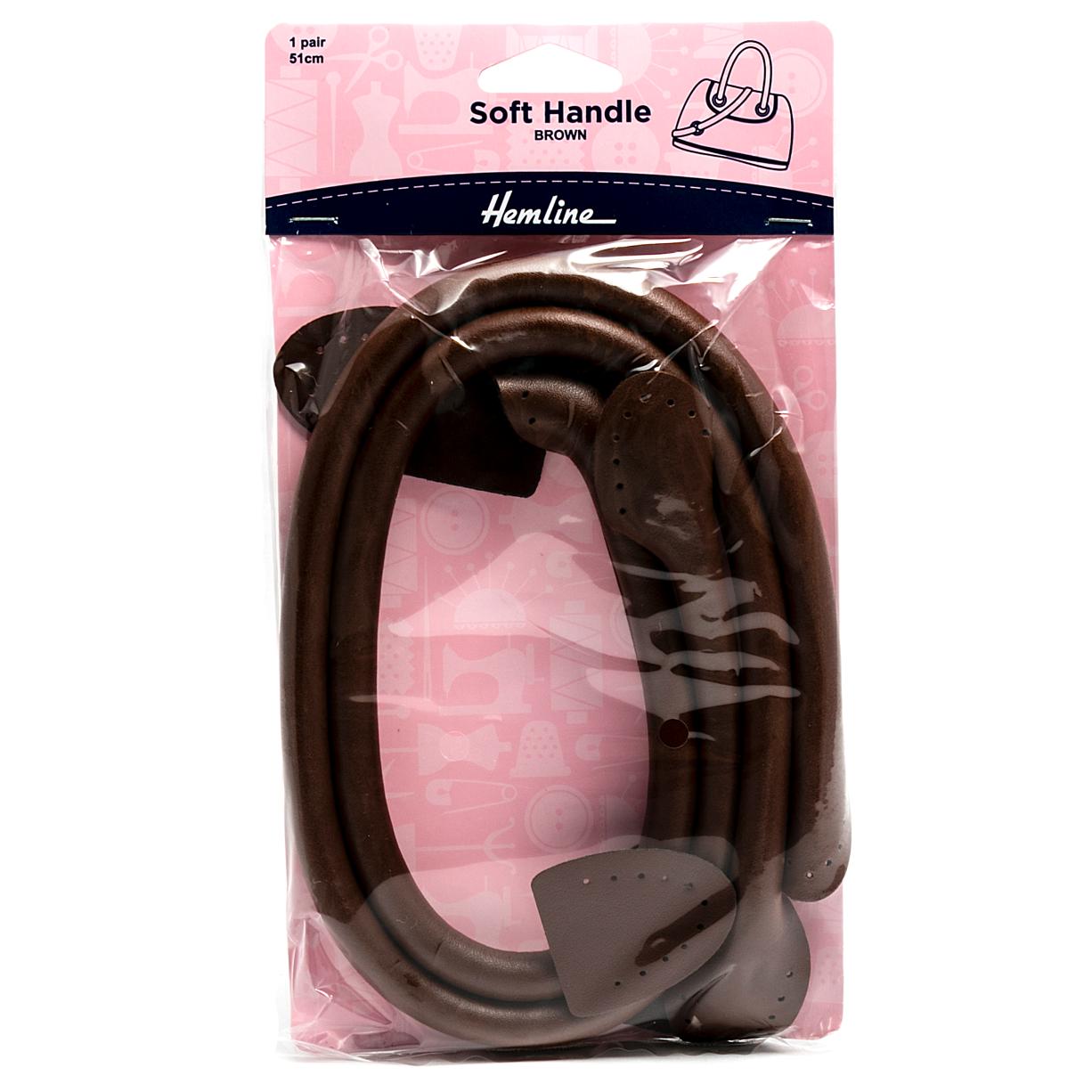 Bag Handle: Soft: 51cm: Brown