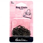 Bag Chain: 120cm: Nickel Black
