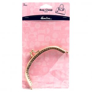 Bag Clasp: 125mm: Gold