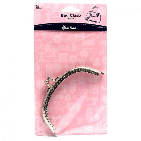 Bag Clasp: 125mm: Nickel