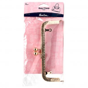 Bag Clasp: 180mm: Gold