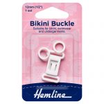 Bikini Buckle Set: 12mm: White