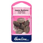 H466 BRO 1 scaled Jeans Buttons: 16mm: Bronze: 6 Sets