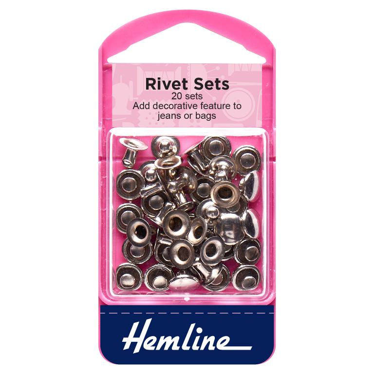 Rivet Kit: 7mm: Nickel: 20 Sets