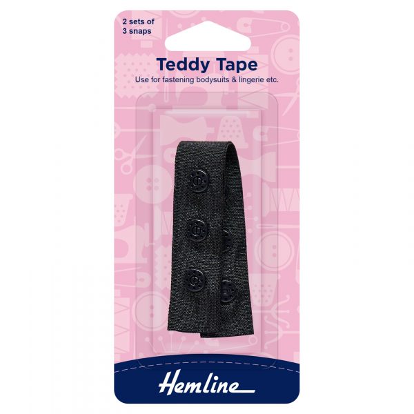 Snap Tape: 90mm: Black: 2 Sets
