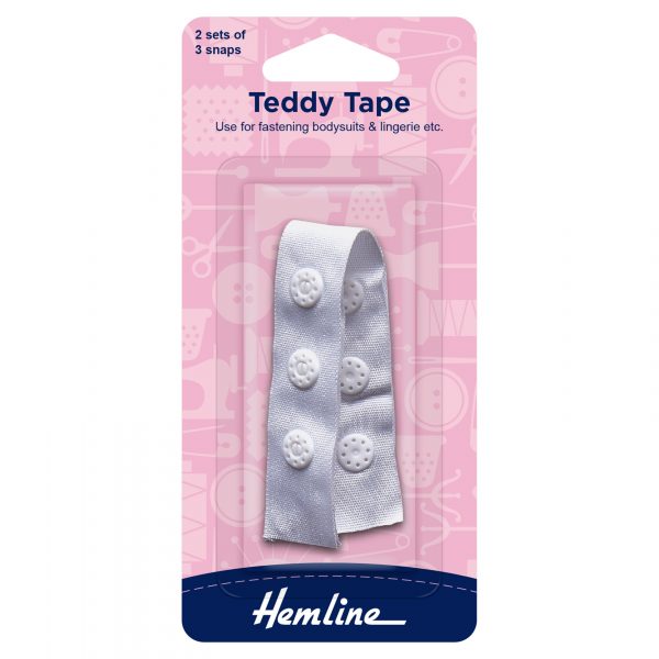 H472 WHT 1 scaled Snap Tape: 90mm: White: 2 Sets