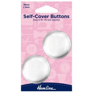 Buttons: Self-Cover: Metal Top: 38mm
