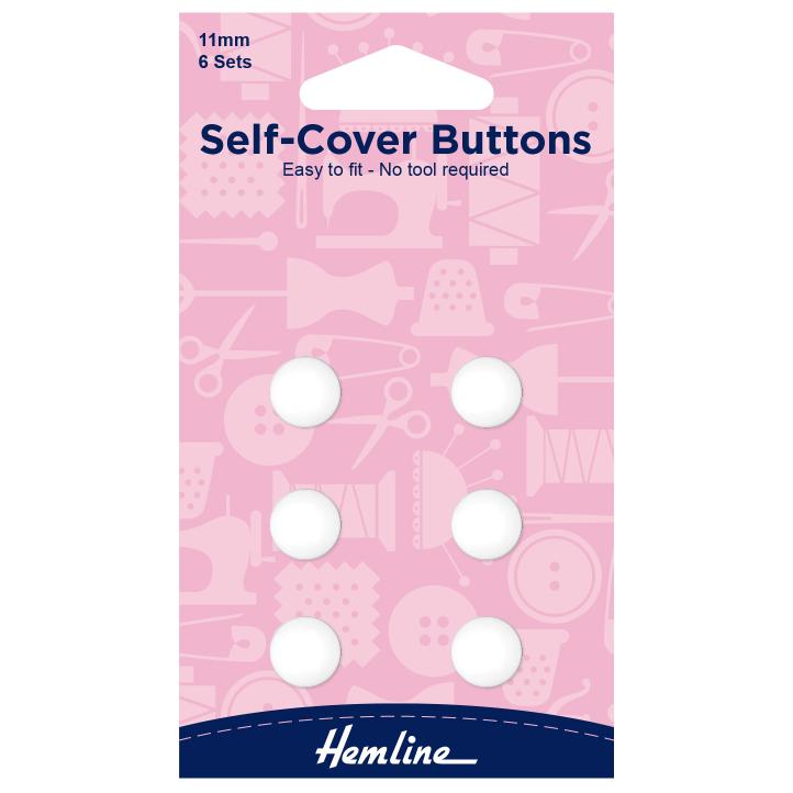 Buttons: Self-Cover: Nylon: 11mm