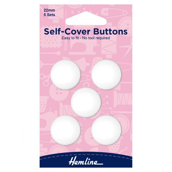 Buttons: Self-Cover: Nylon: 22mm