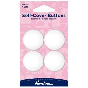 Buttons: Self-Cover: Nylon: 29mm