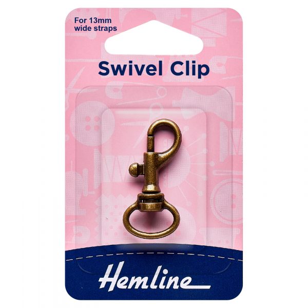 Swivel Clip: 13mm: Bronze