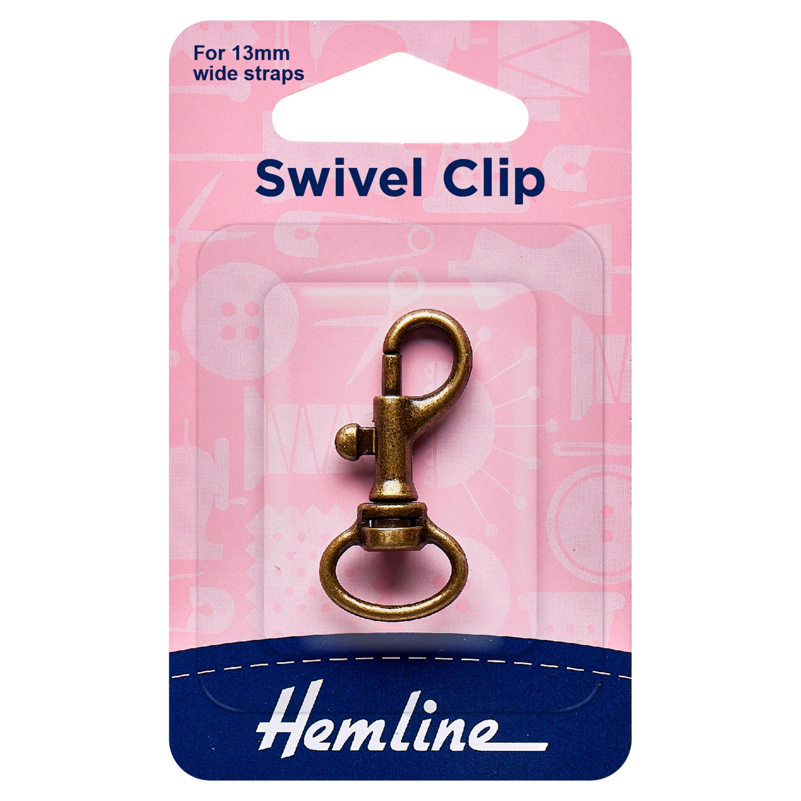 Swivel Clip: 13mm: Bronze