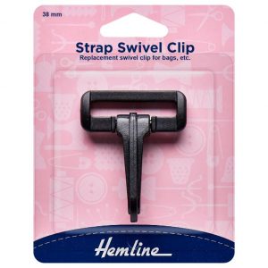Swivel Clip: 38mm: Black