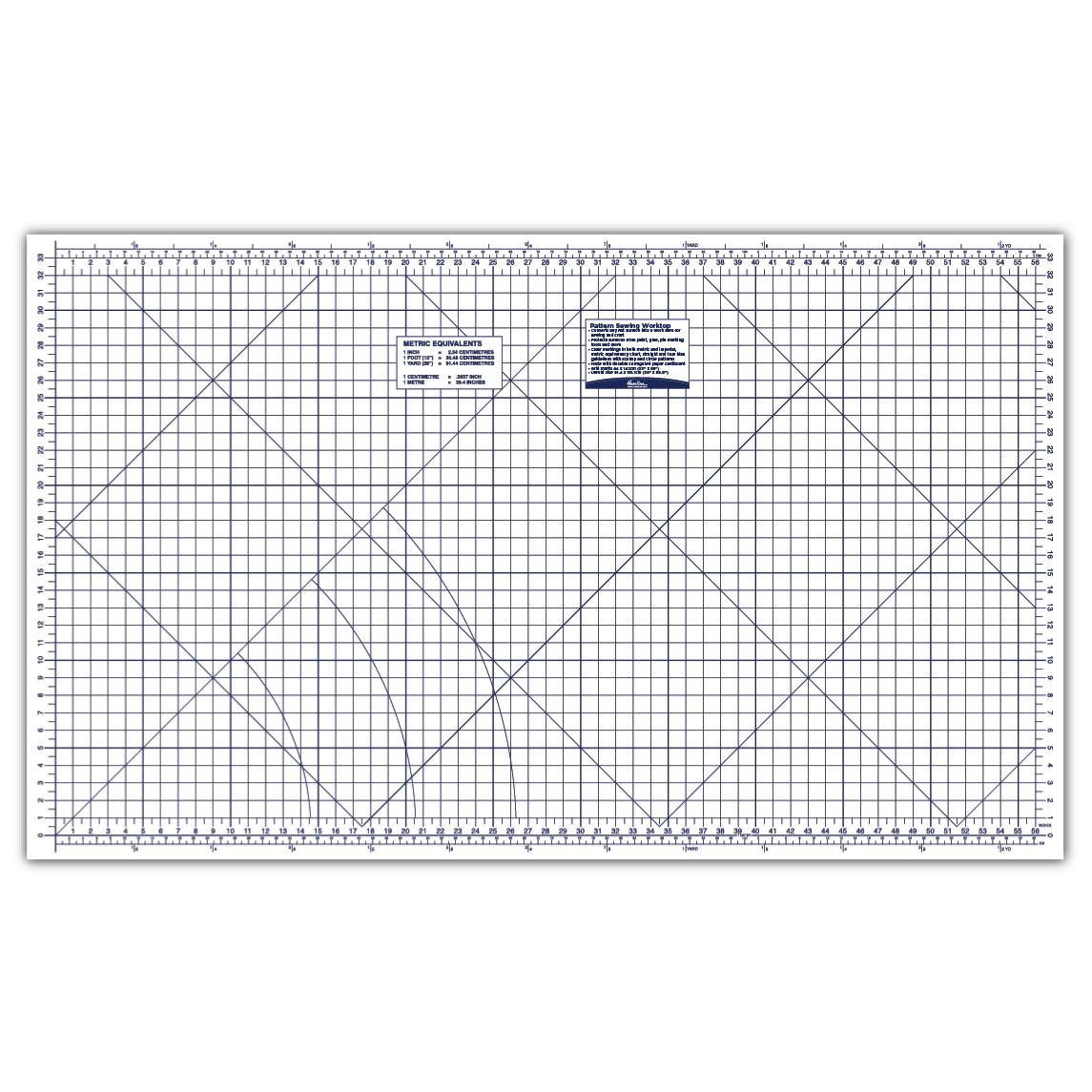 Pattern Cutting Sewing Worktop: 91.4 x 151 x 0.5cm