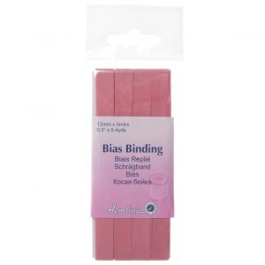 Trim: Bias Binding: Polycotton: 5m x 12mm: Dark Pink