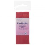 Trim: Bias Binding: Polycotton: 5m x 12mm: Red