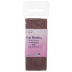 Trim: Bias Binding: Polycotton: 5m x 12mm: Brown