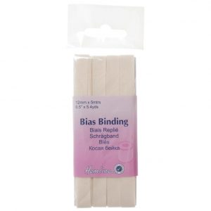Trim: Bias Binding: Polycotton: 5m x 12mm: Cream