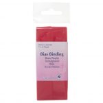 Trim: Bias Binding: Polycotton: 2.5m x 25mm: Red
