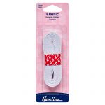 General Purpose Knitted Elastic: 2m x 12mm: White