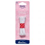 H620 3 1 scaled General Purpose Braided Elastic: 5m x 3mm: White