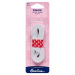 H620 6 1 scaled General Purpose Braided Elastic: 5m x 6mm: White