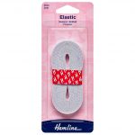H622 WH General Purpose Knitted Elastic: 3m x 6mm: White