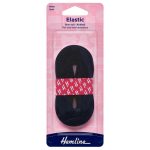 Non-Roll Knitted Elastic: 3m x 6mm: Black