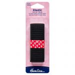 Woven Non-Roll Elastic: 0.9m x 31mm: Black