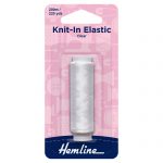 H639 1 scaled Knit-In Elastic: 200m: Clear