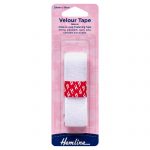 H650 25 1 scaled Hook & Loop Tape: Sew-On: 30cm x 25mm: White