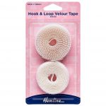 H653 20 Hook & Loop Tape: Sew-On: Value Pack: 1.25m x 20mm: White