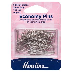 Pins: Economy: 28mm: Nickel: 150 Pieces